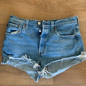 501 High Rise Womens Shorts